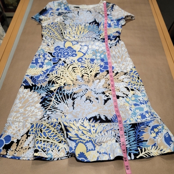 Talbots Size 10 Botanical Garden Sheath Dress.  Excellent, Like New Condition - Picture 13 of 16